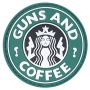 Виж оферти за Нашивка 3D – Guns and Coffee