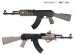 Airsoft карабина AK 47 TAC / SRT-09 TAN
