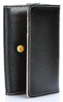 Wallet Leather Case - кожен калъф тип портфейл за iPhone 4/4S