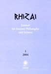 Journal for Ancient Philosophy and Science 1/2004