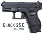 Airsoft пистолет Glock 26C Full Auto