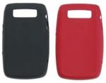 Blackberry Skin Bundle - комплект силиконови калъфи черен и червен за BlackBerry 9700/9780 (2 броя)
