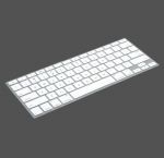 CrystalGuard Protection Kit - комплект силиконови тапи и обвивка за клавиатурата за MacBook Air/Pro (бял)