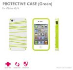 Macally GoGreen protective case - поликарбонатов кейс за iPhone 4/4S