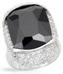 Дамски сребърен пръстен с кристал и циркон
