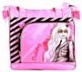 Розова спортна дамска чанта торба, омекотени стени, щампа момиче