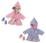 Baby Born -Комплект хавлийка и чехли за баня-Zapf Creation